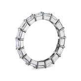 Baguette-Cut Emerald Diamond Eternity Band